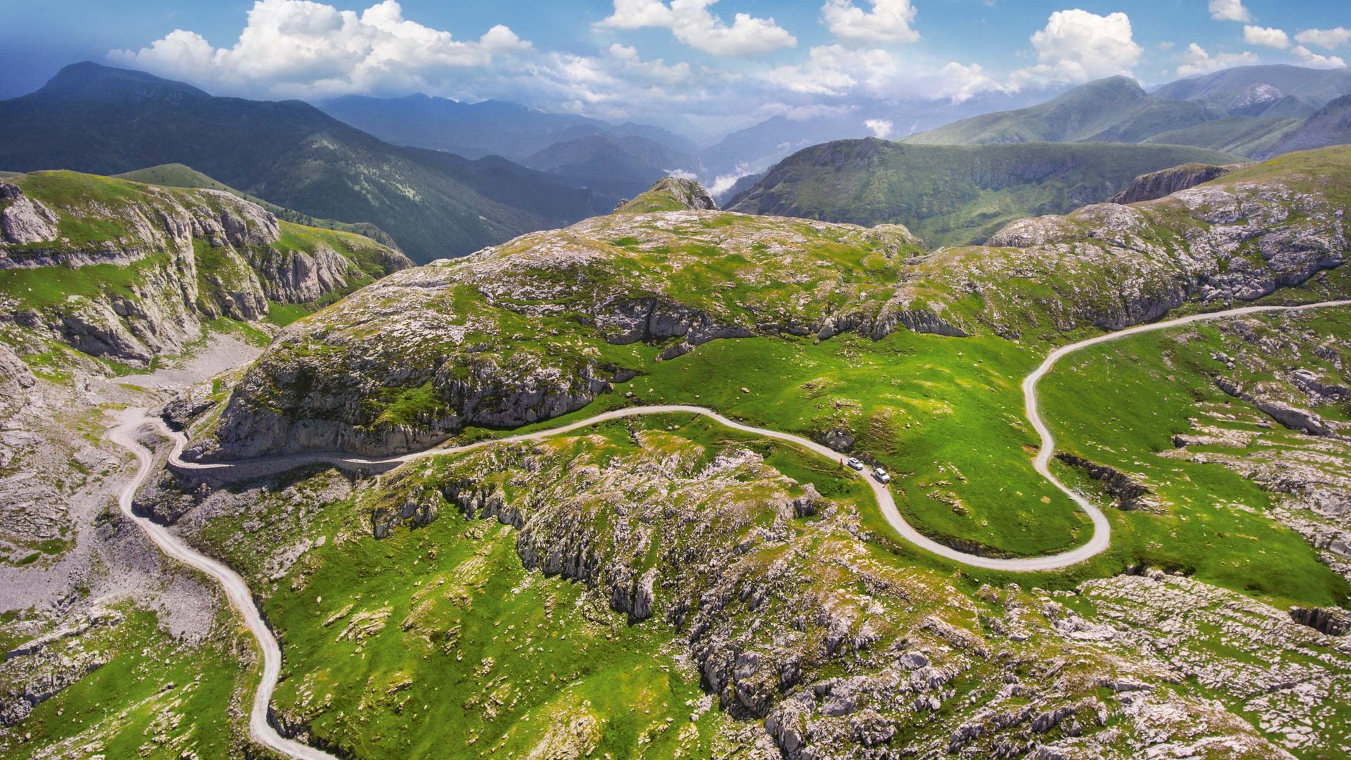 Pictures of gentle eco-tourism in the Alps