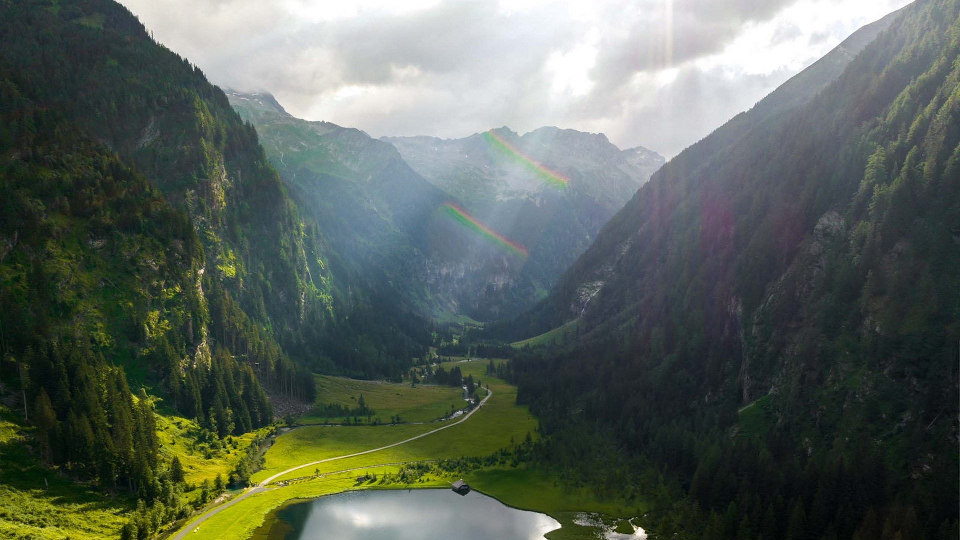 Pictures of gentle eco-tourism in the Alps