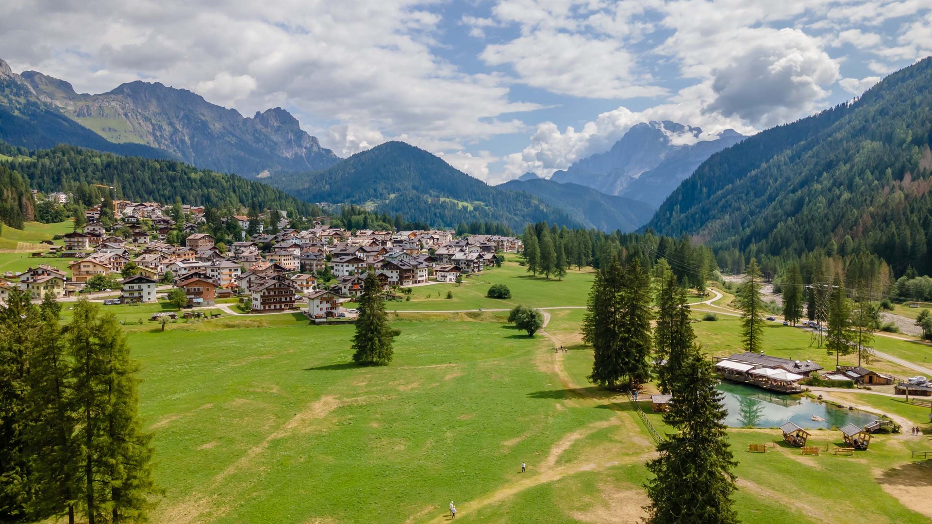 Pictures of gentle eco-tourism in the Alps