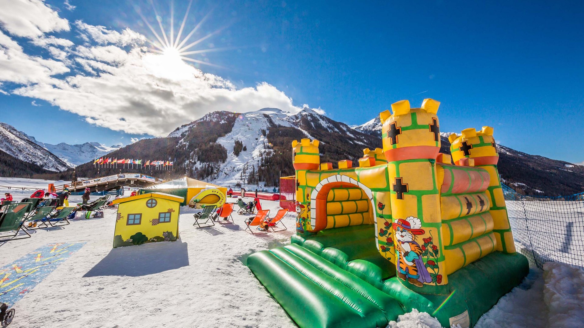 Sanfter Ökotourismus in den Alpen in Bildern