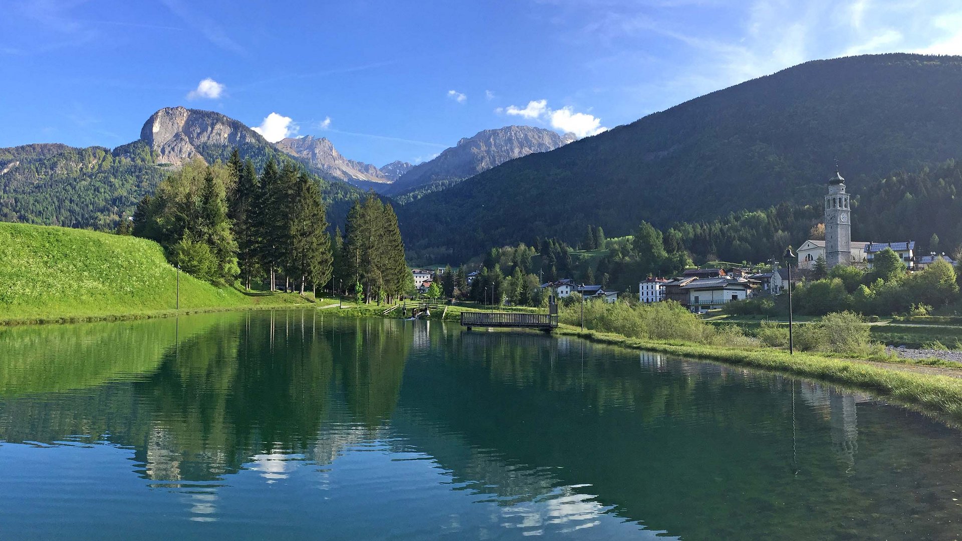 Pictures of gentle eco-tourism in the Alps