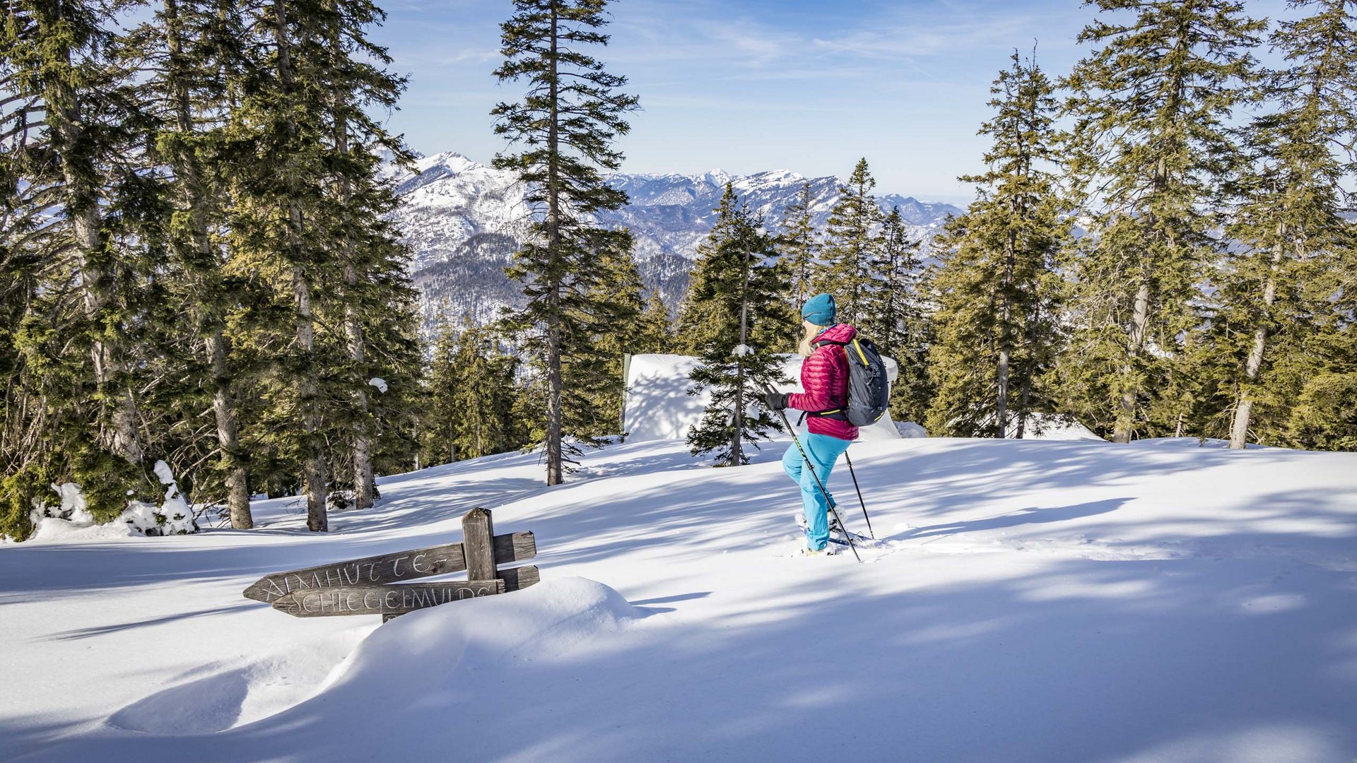 Sanfter Ökotourismus in den Alpen in Bildern