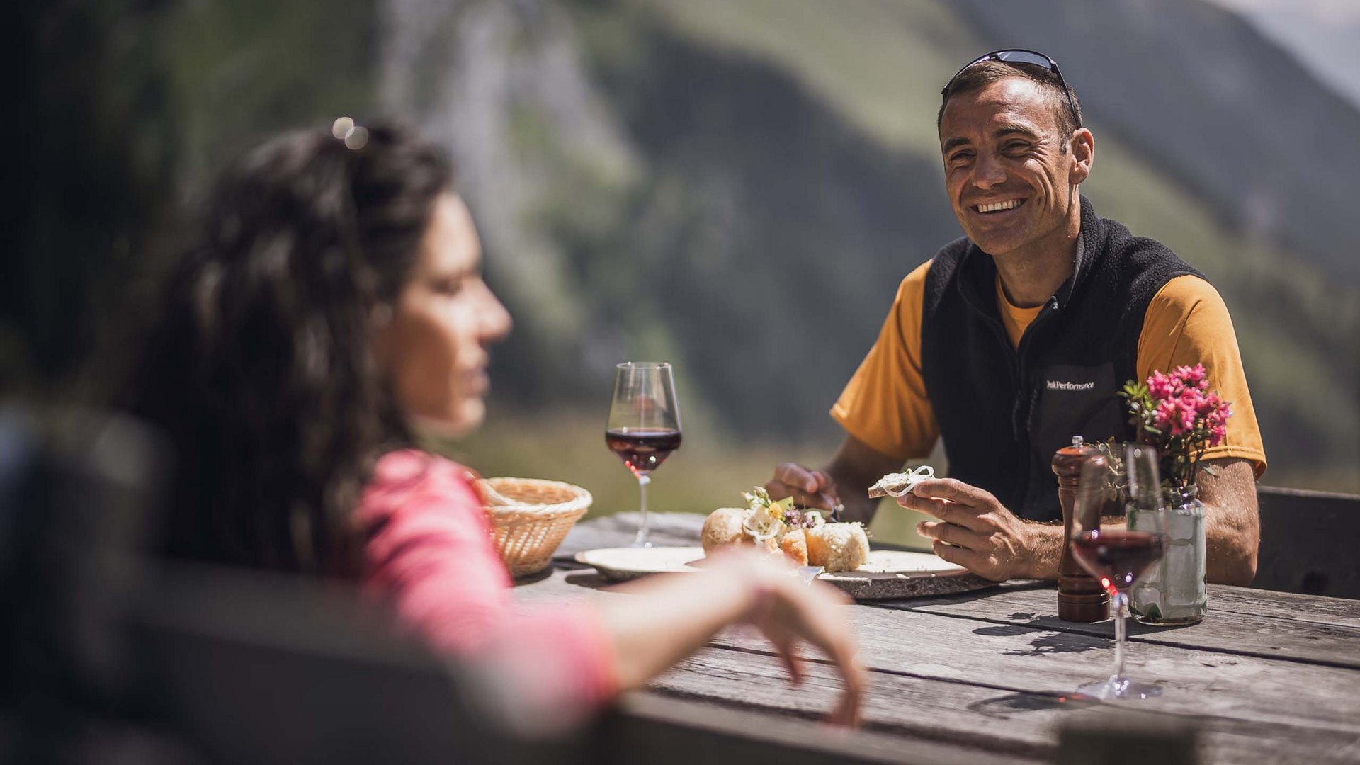 Sanfter Ökotourismus in den Alpen in Bildern