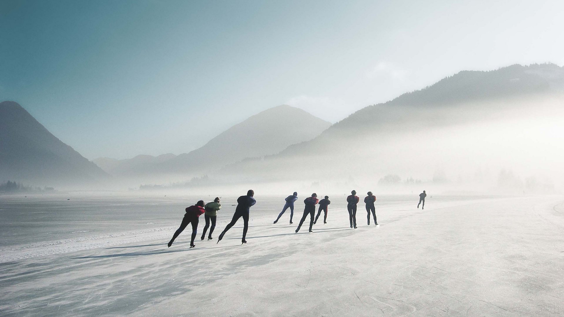 Pictures of gentle eco-tourism in the Alps