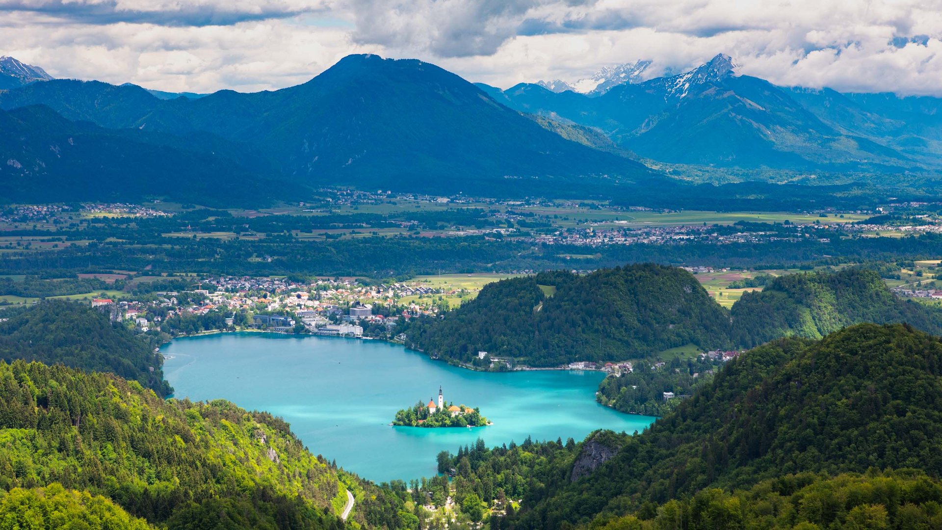 Pictures of gentle eco-tourism in the Alps