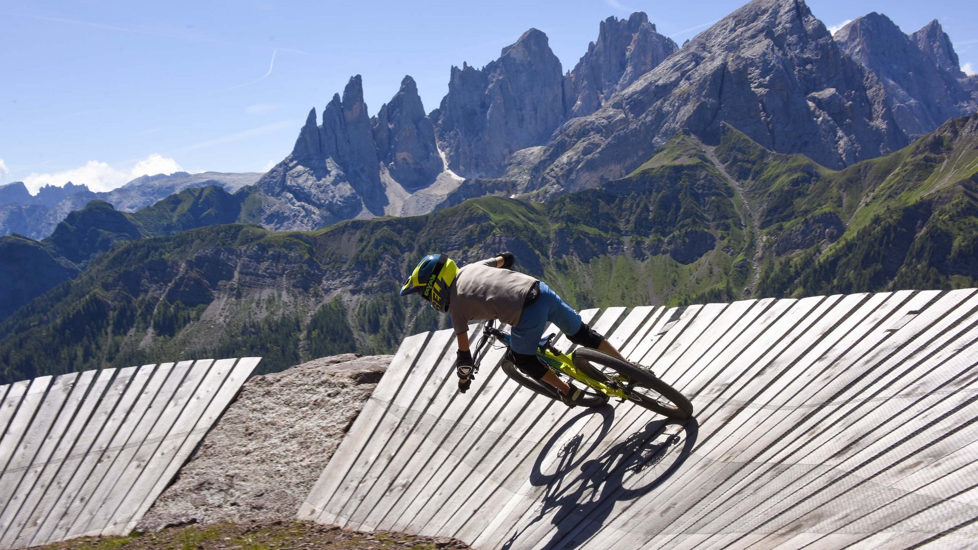 Pictures of gentle eco-tourism in the Alps