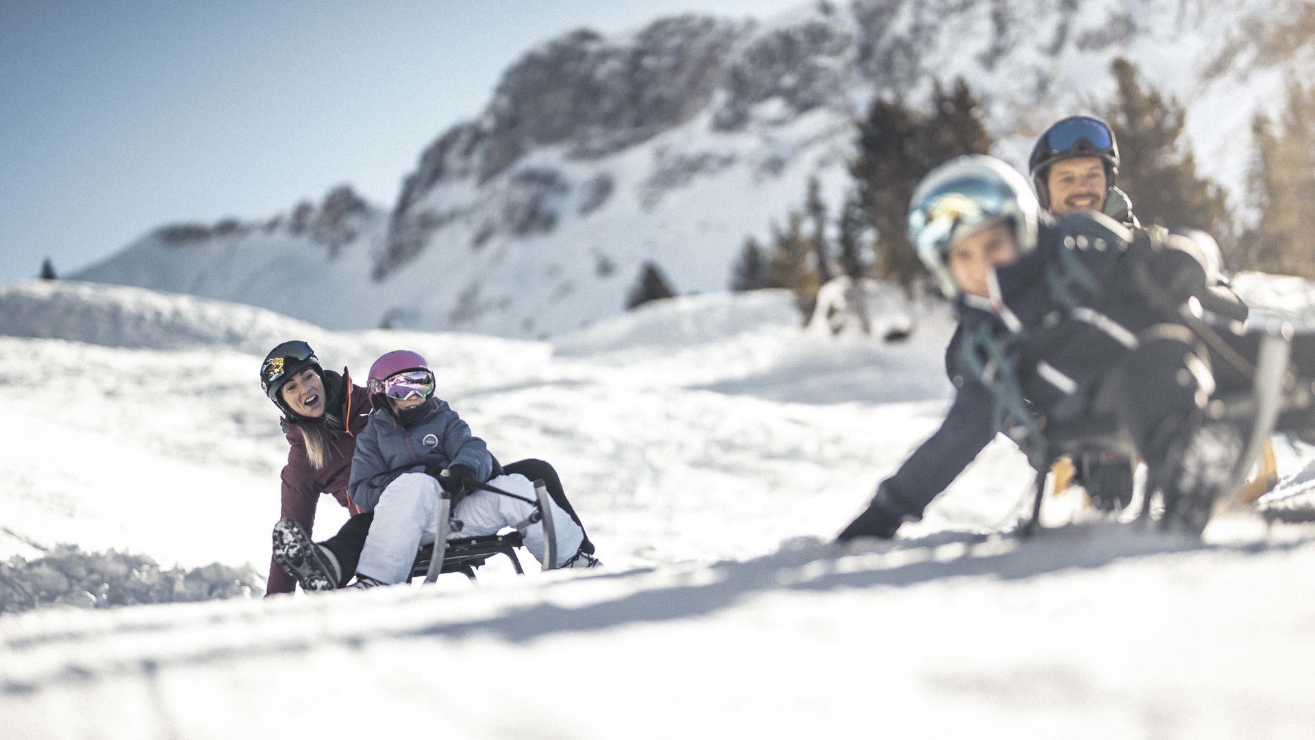 Pictures of gentle eco-tourism in the Alps