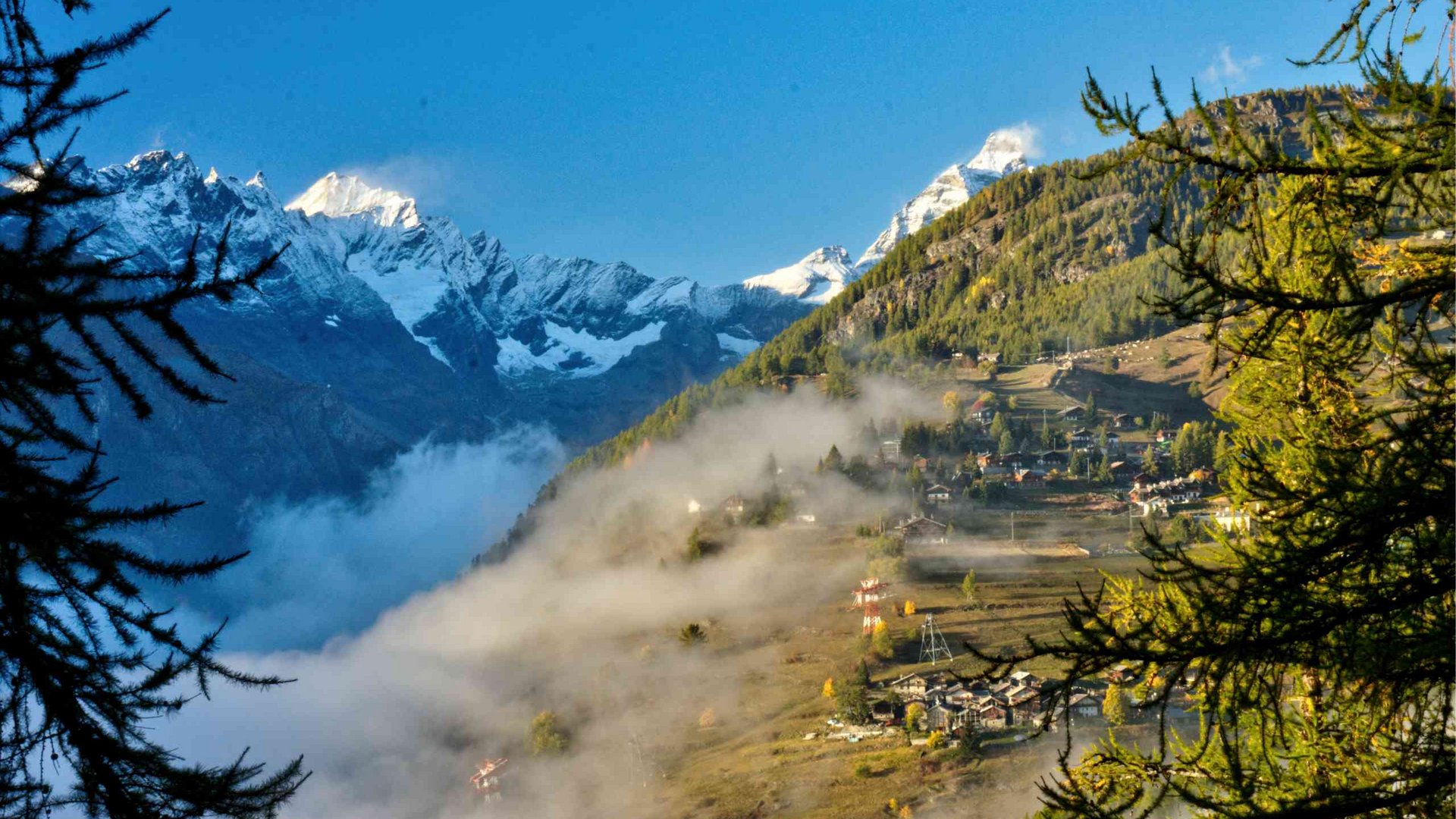 Pictures of gentle eco-tourism in the Alps