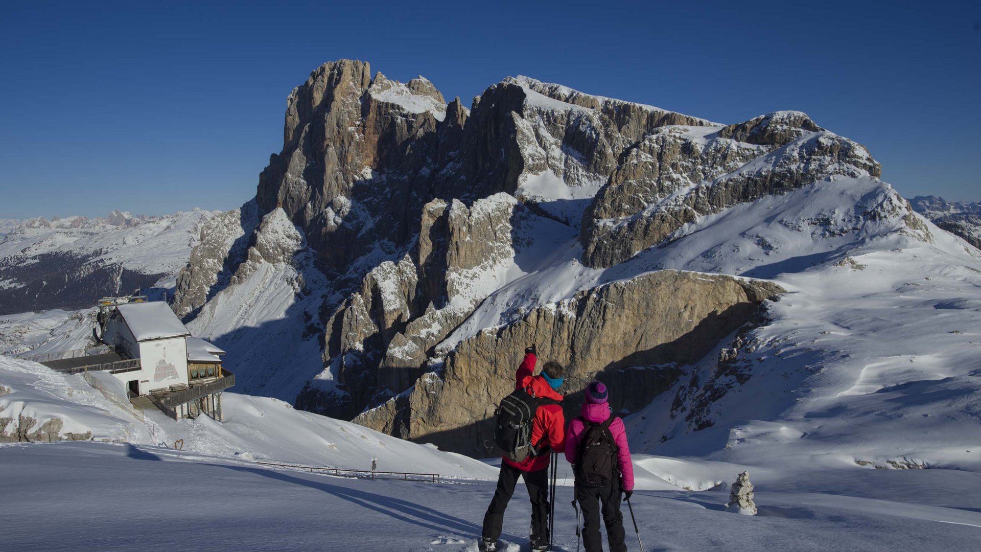 Pictures of gentle eco-tourism in the Alps