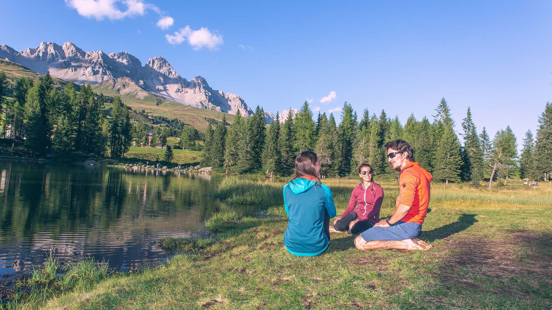 Pictures of gentle eco-tourism in the Alps