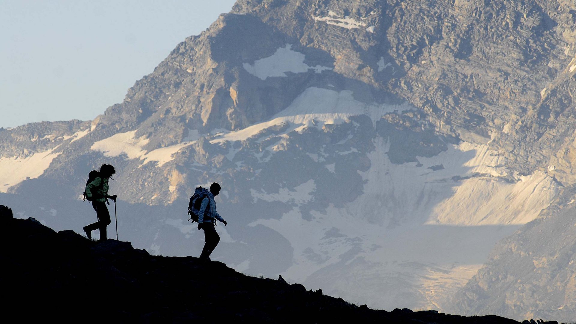 Pictures of gentle eco-tourism in the Alps