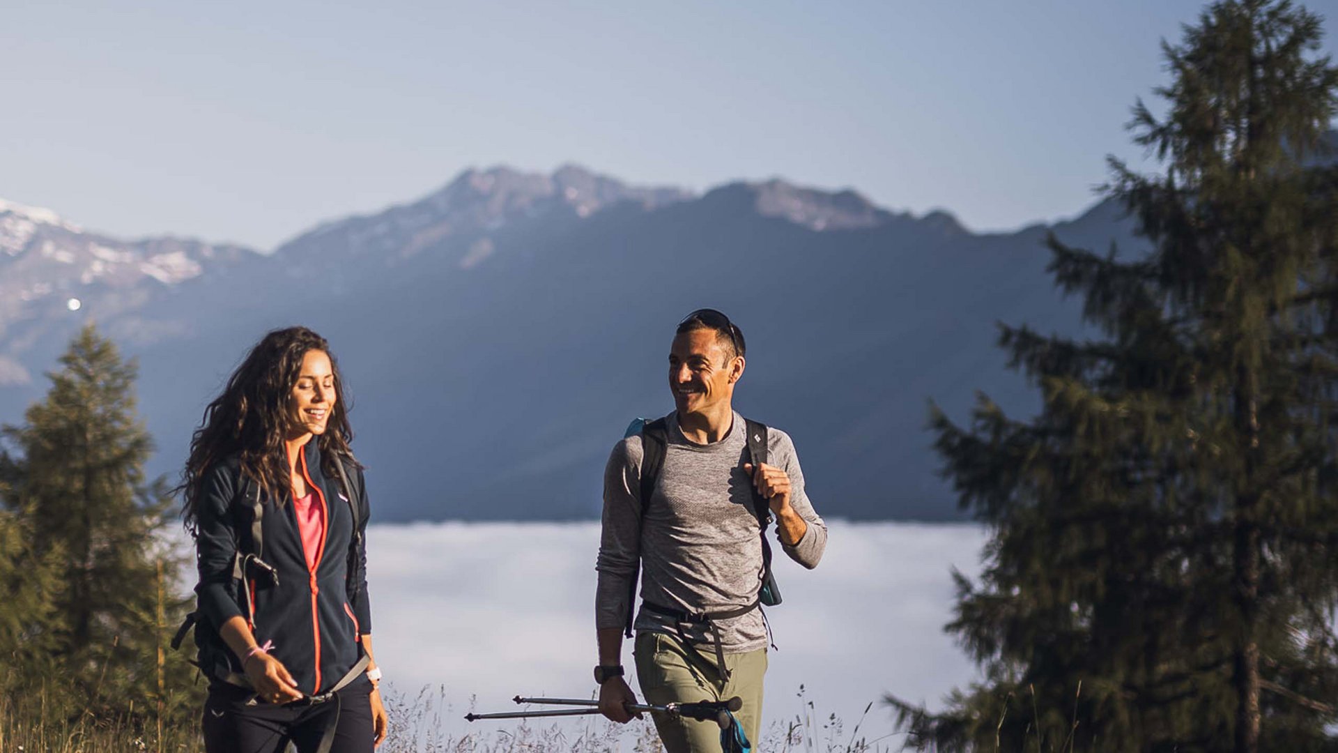 Pictures of gentle eco-tourism in the Alps