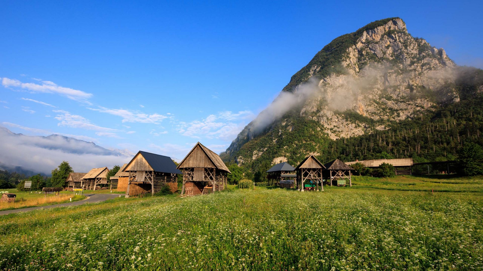 Pictures of gentle eco-tourism in the Alps