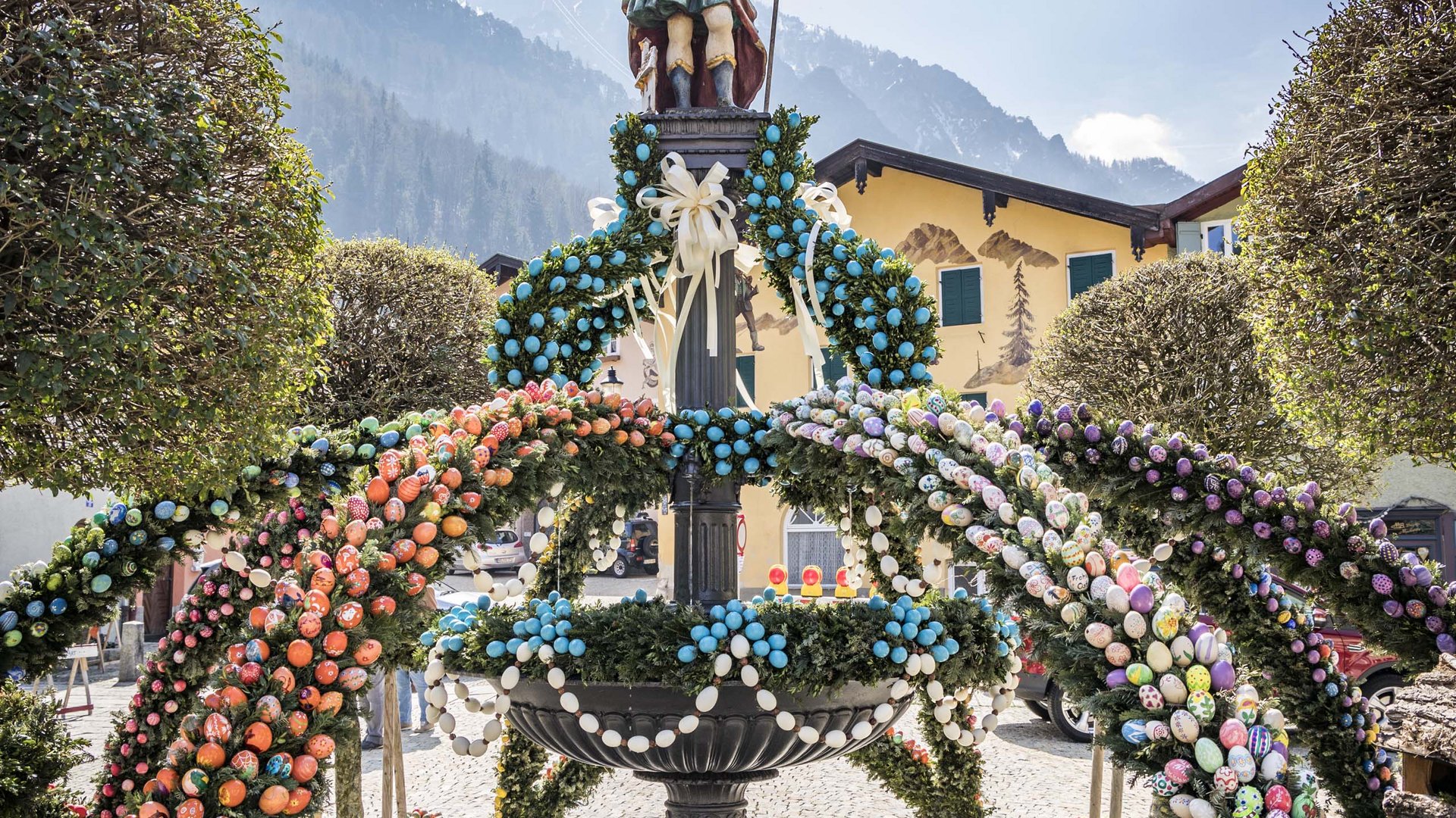 Pictures of gentle eco-tourism in the Alps