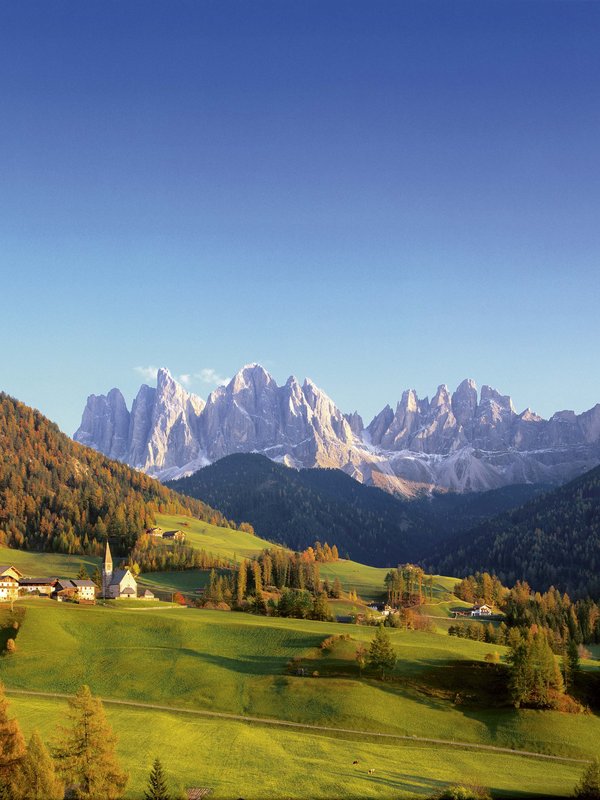 Funes, un rifugio tra le Dolomiti.