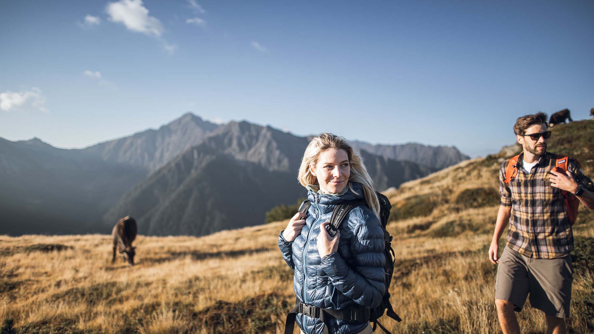 Pictures of gentle eco-tourism in the Alps