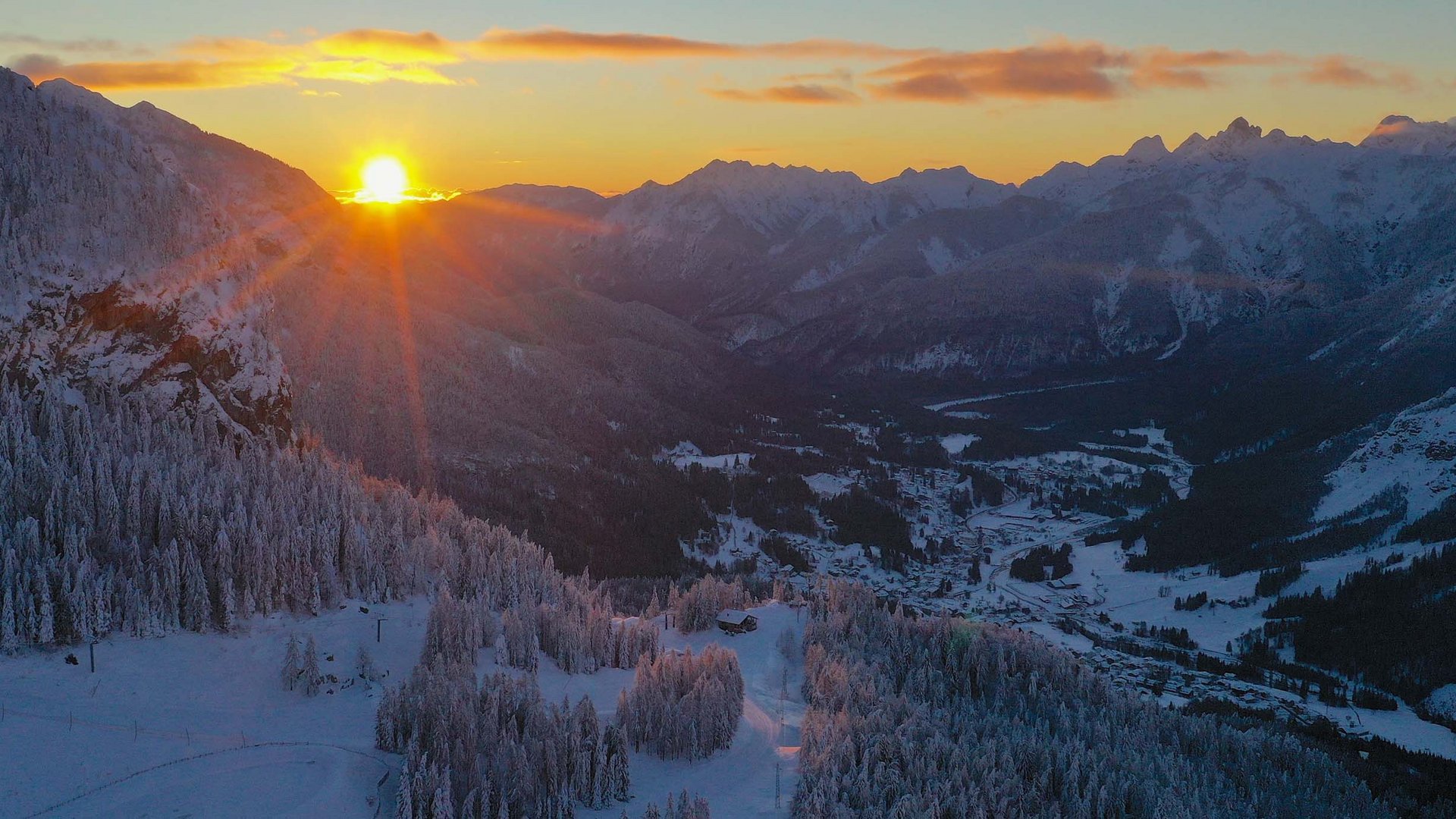 Pictures of gentle eco-tourism in the Alps