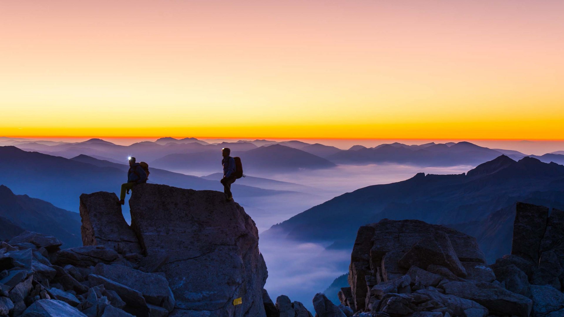 Pictures of gentle eco-tourism in the Alps