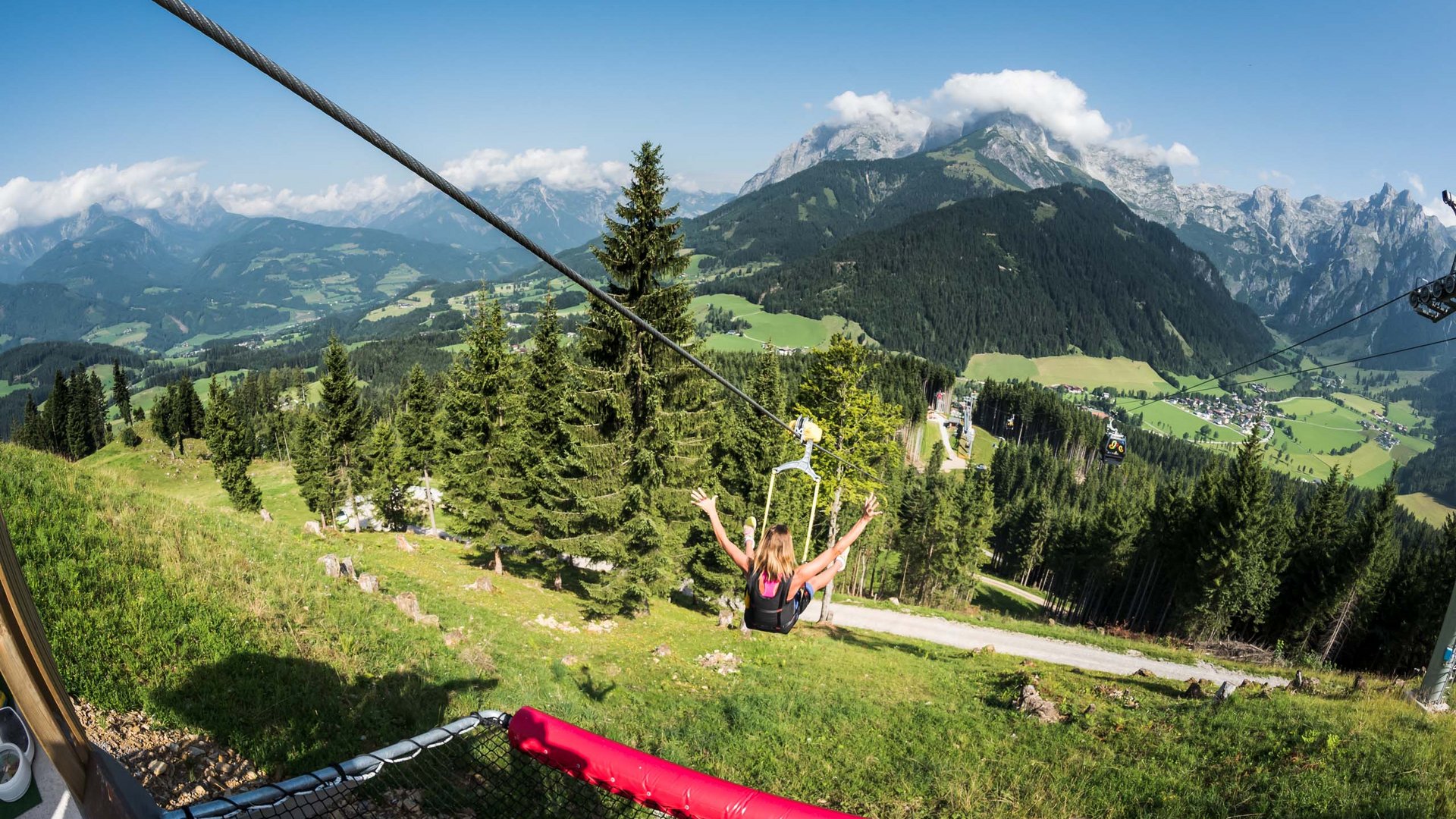 Pictures of gentle eco-tourism in the Alps