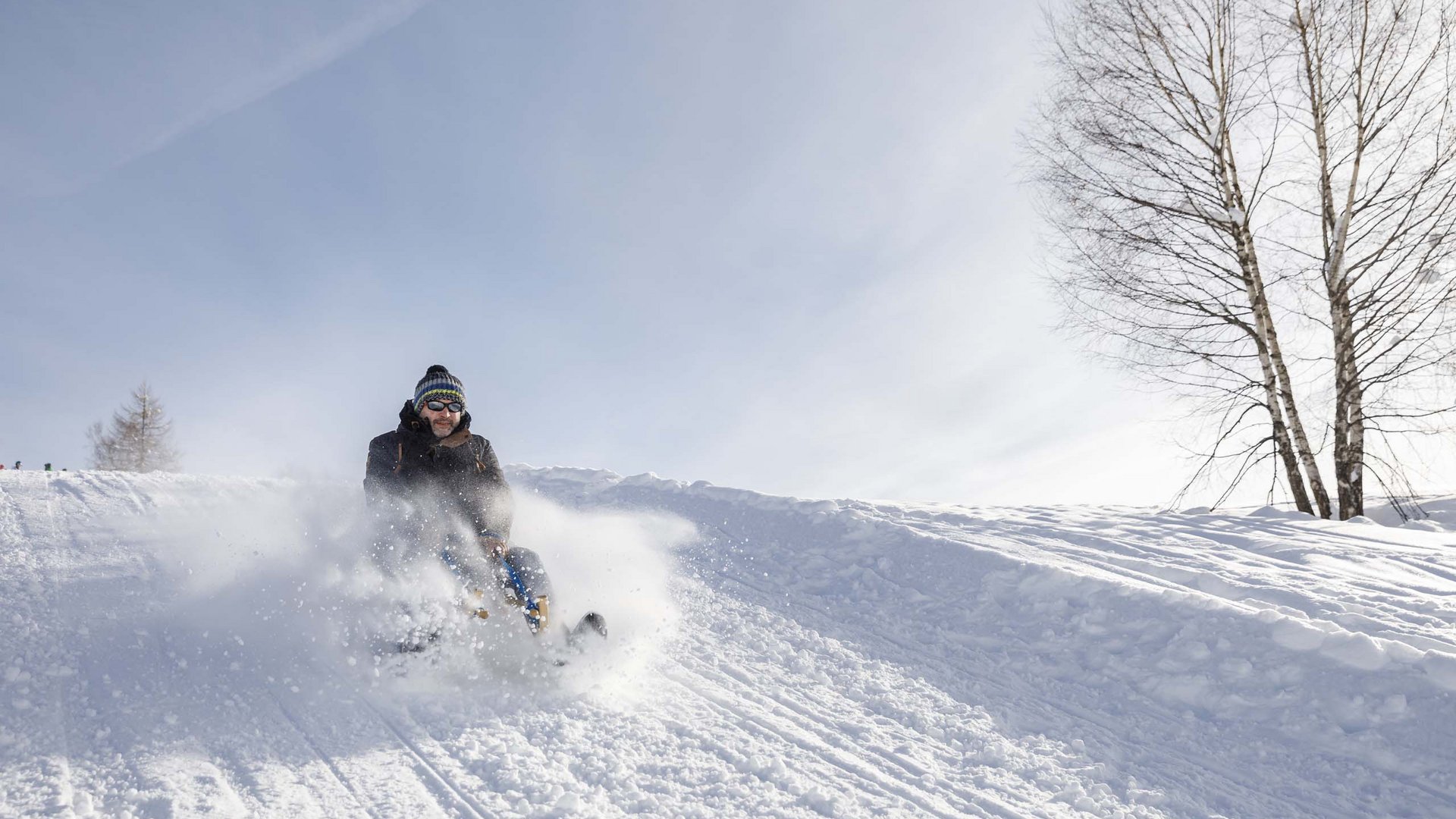 Pictures of gentle eco-tourism in the Alps