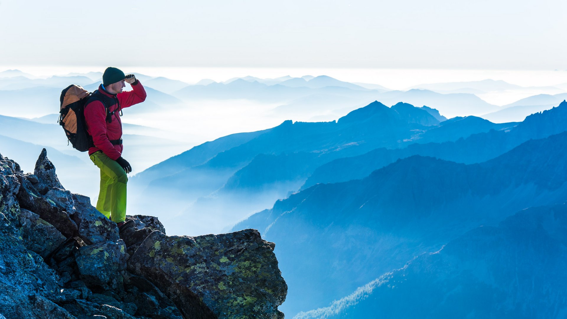 Pictures of gentle eco-tourism in the Alps