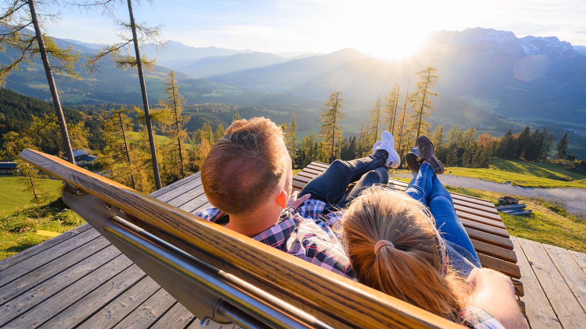 Sanfter Ökotourismus in den Alpen in Bildern