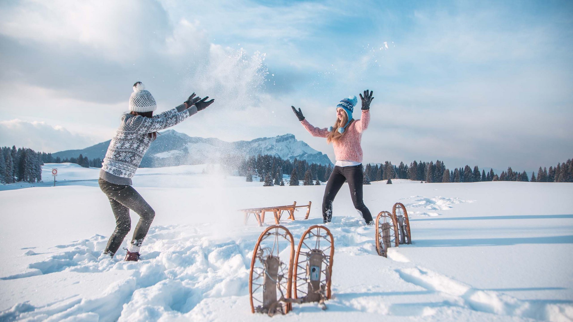 Sanfter Ökotourismus in den Alpen in Bildern