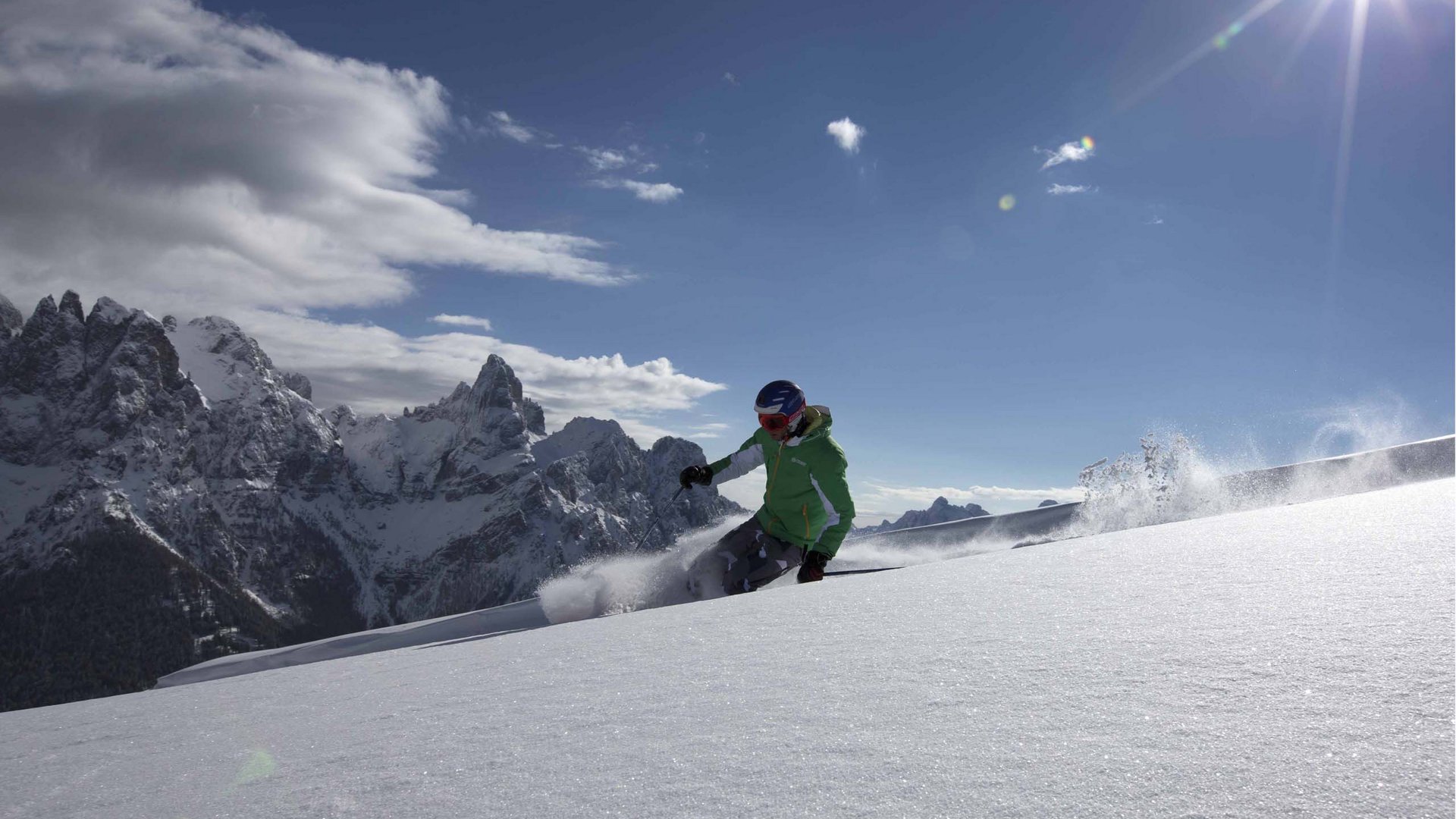 Pictures of gentle eco-tourism in the Alps