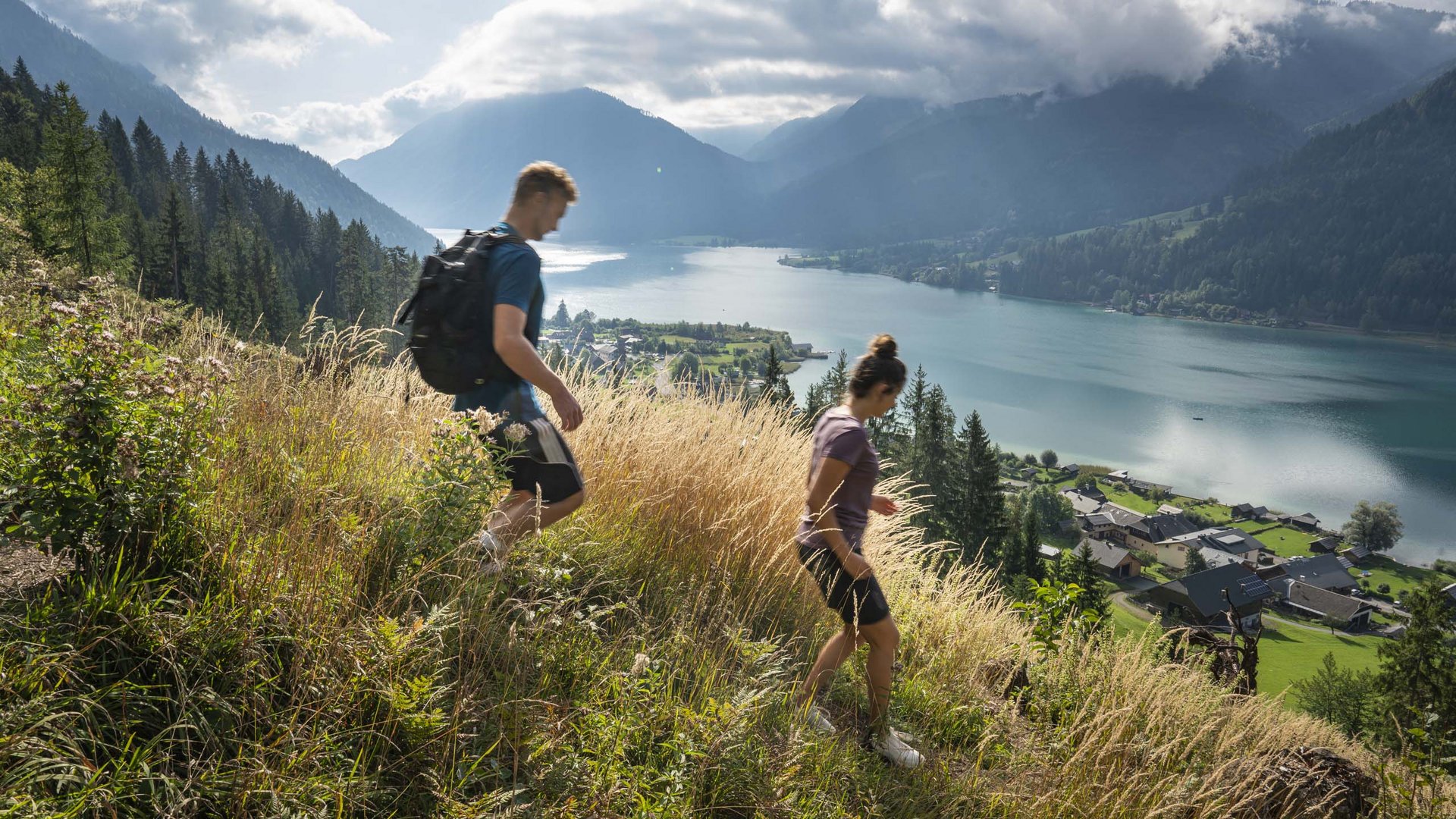 Sanfter Ökotourismus in den Alpen in Bildern