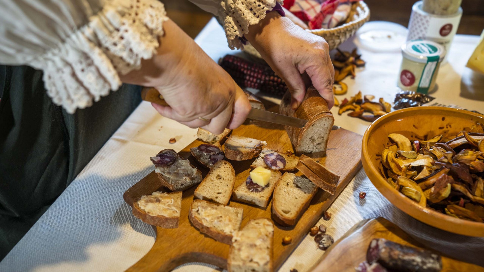 Pictures of gentle eco-tourism in the Alps