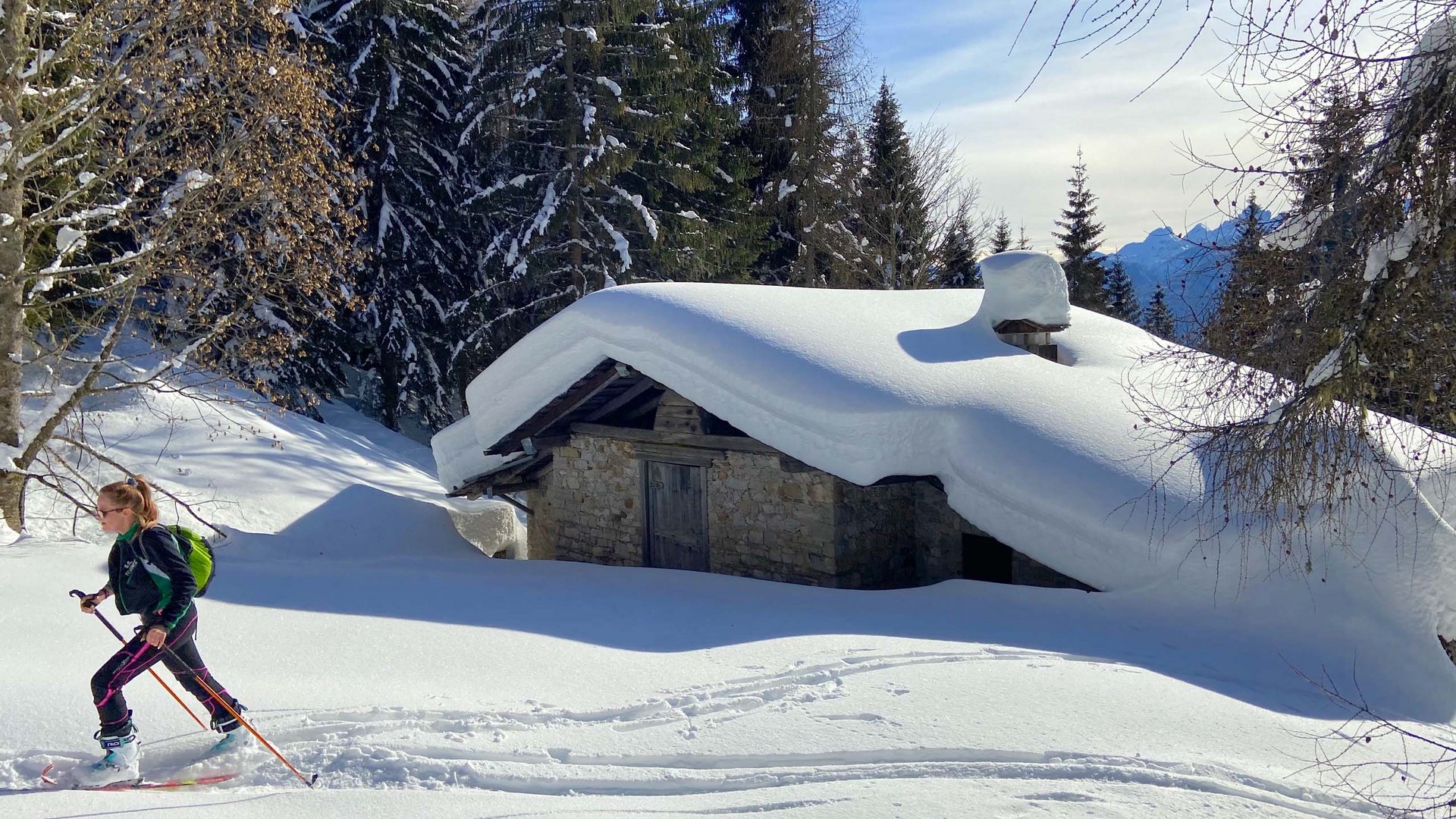 Pictures of gentle eco-tourism in the Alps