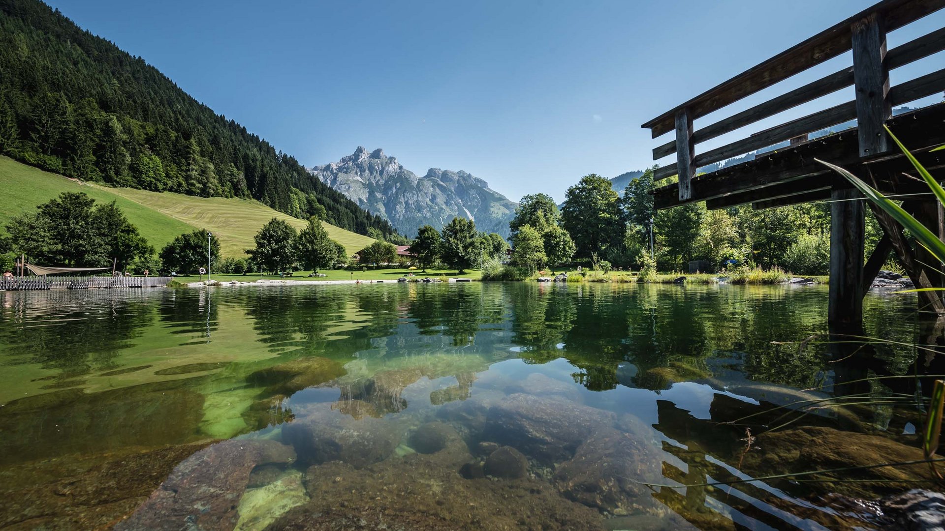 Pictures of gentle eco-tourism in the Alps