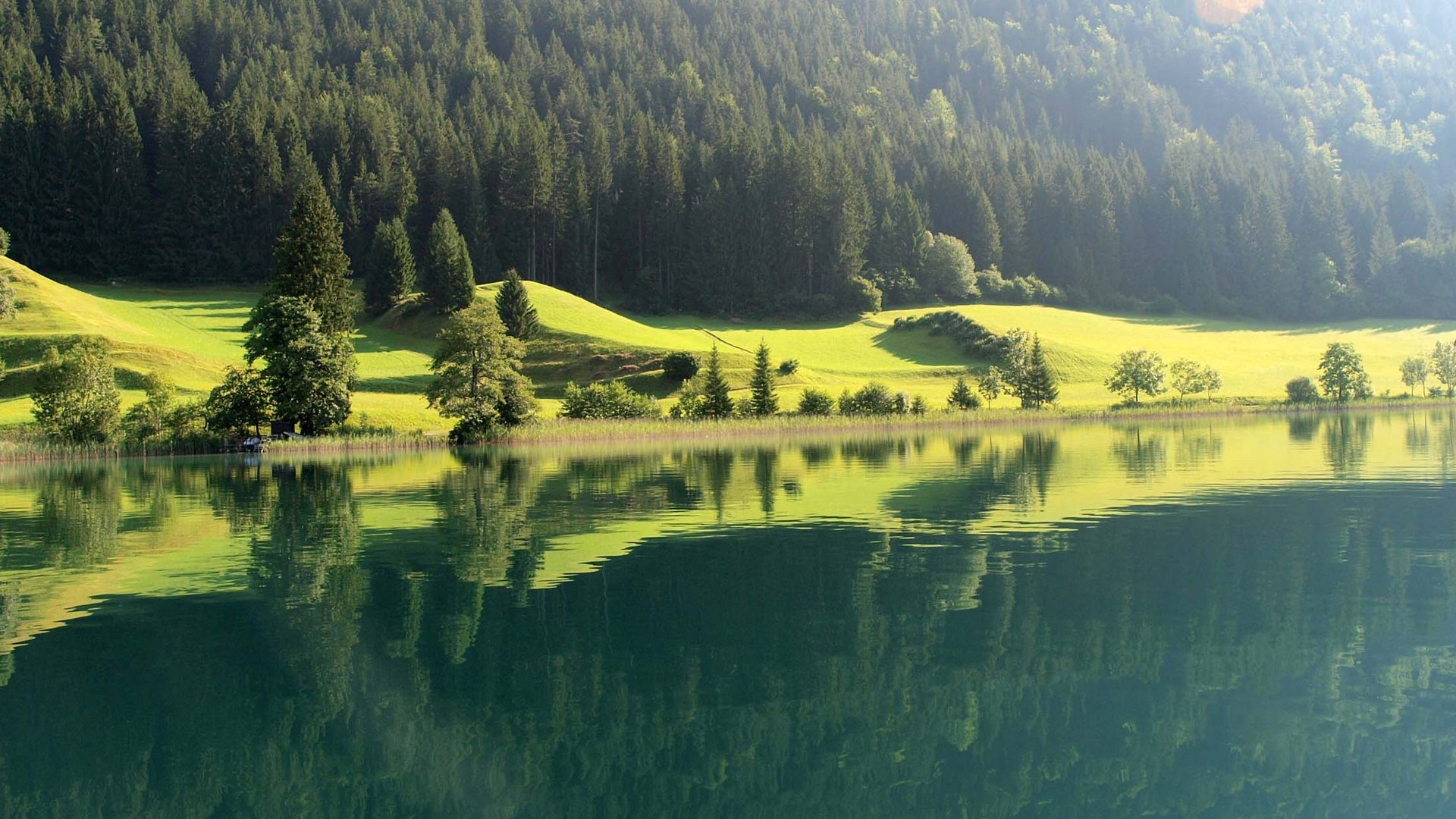 Pictures of gentle eco-tourism in the Alps