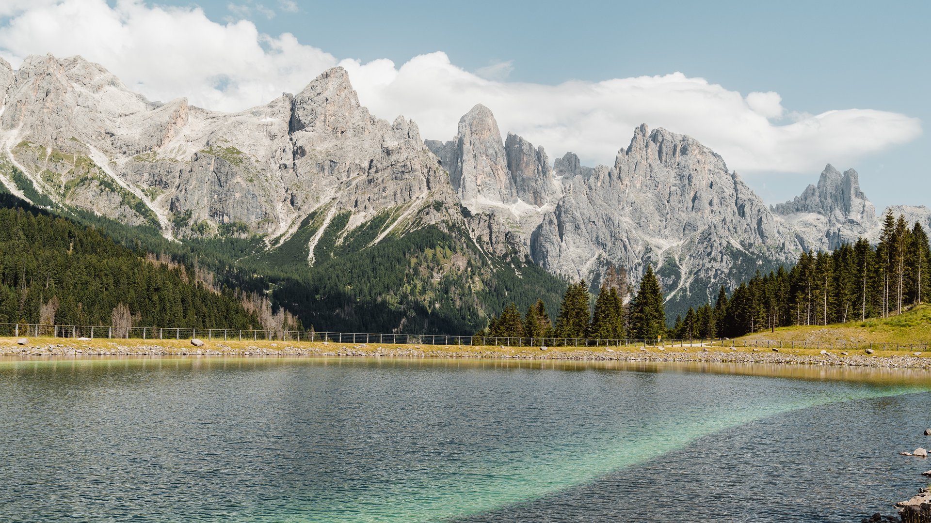 Pictures of gentle eco-tourism in the Alps