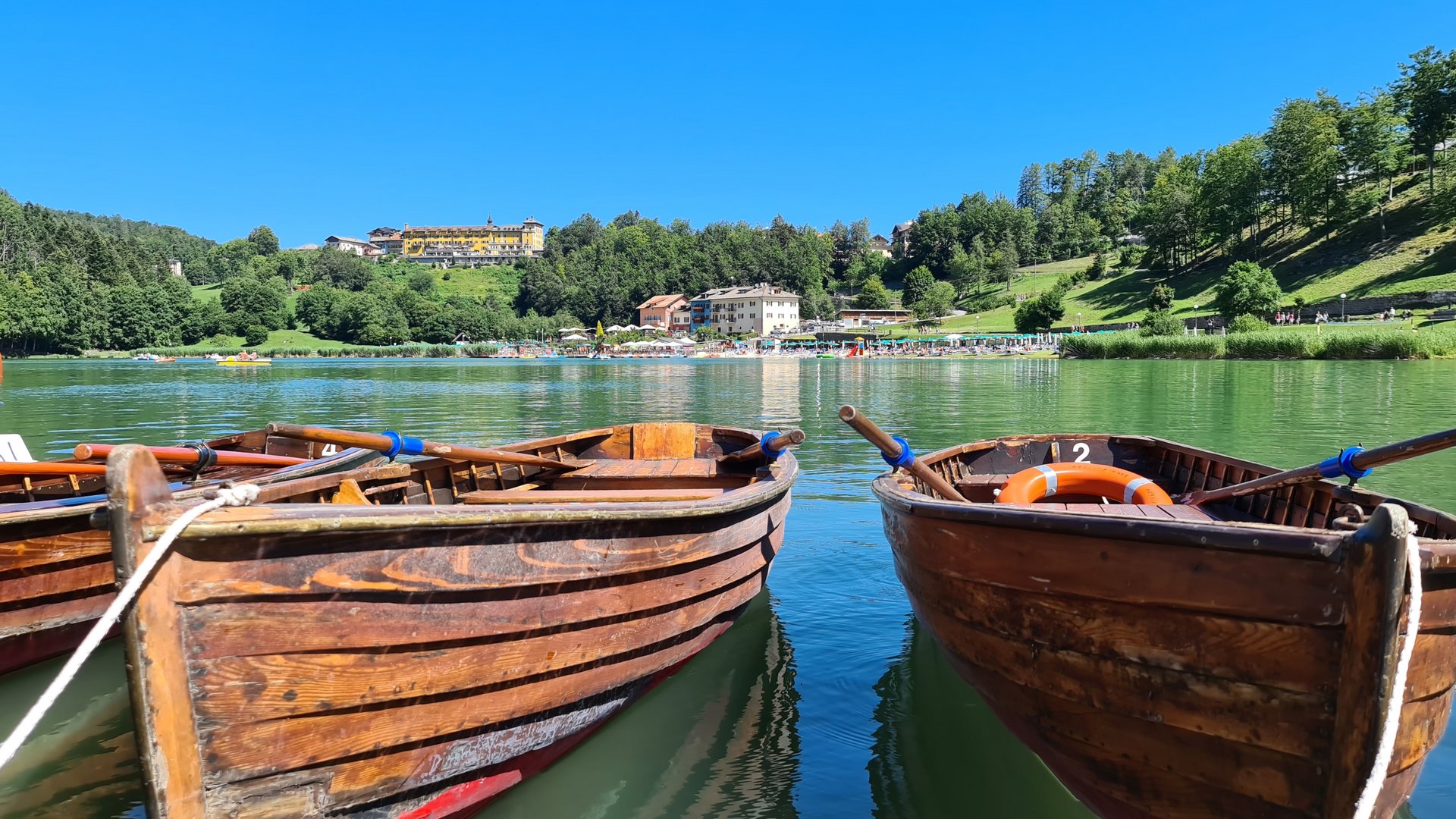 Pictures of gentle eco-tourism in the Alps