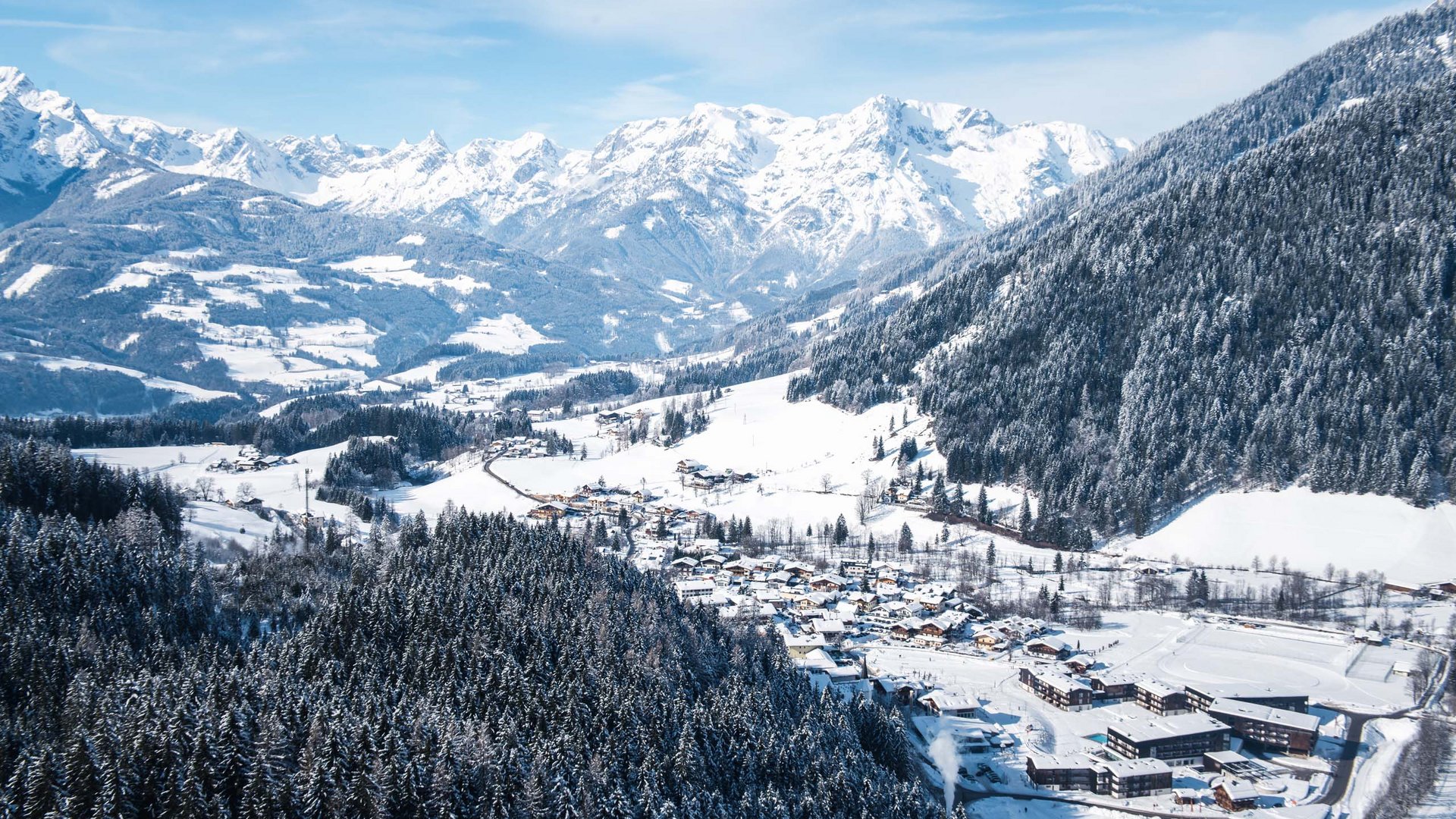 Pictures of gentle eco-tourism in the Alps