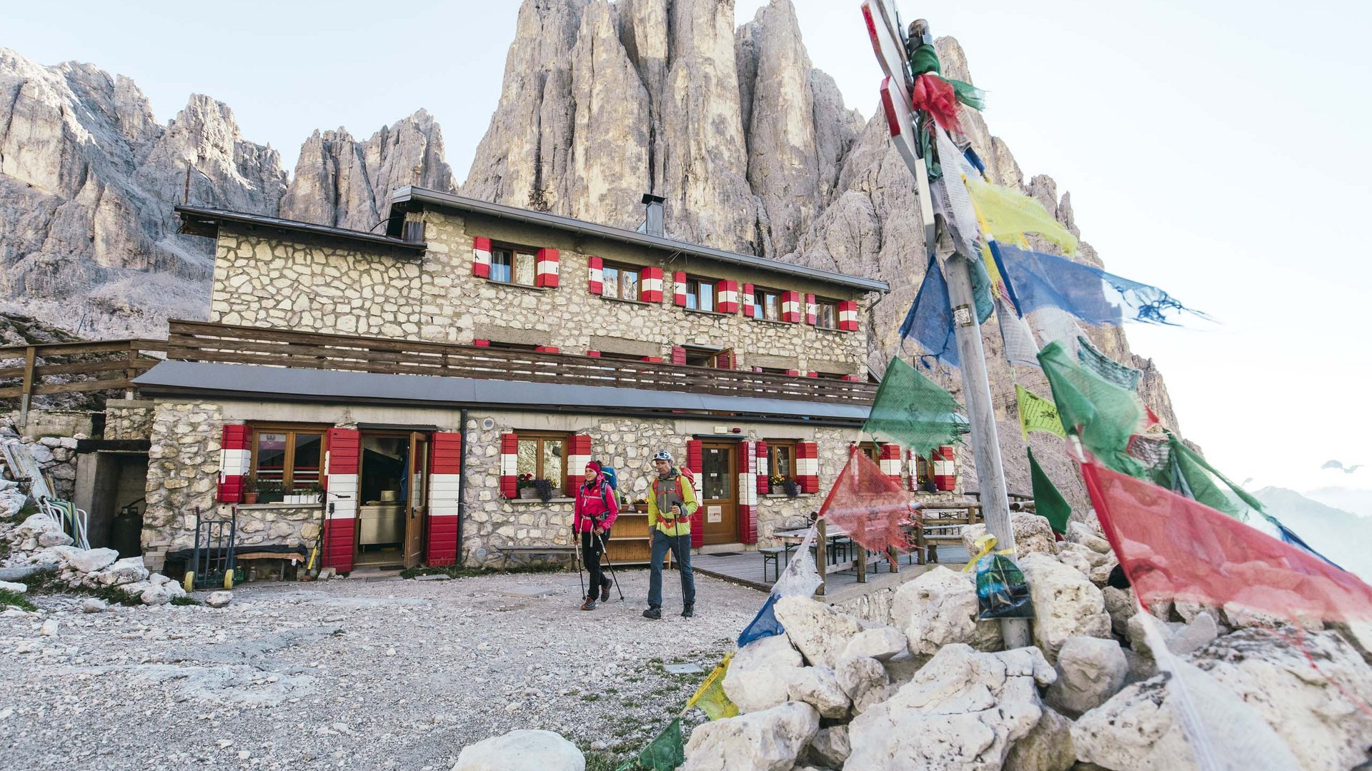 Pictures of gentle eco-tourism in the Alps