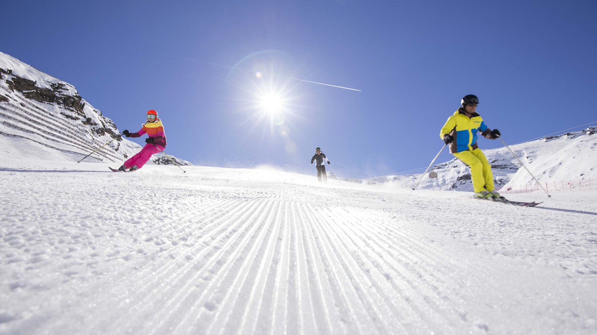 Pictures of gentle eco-tourism in the Alps