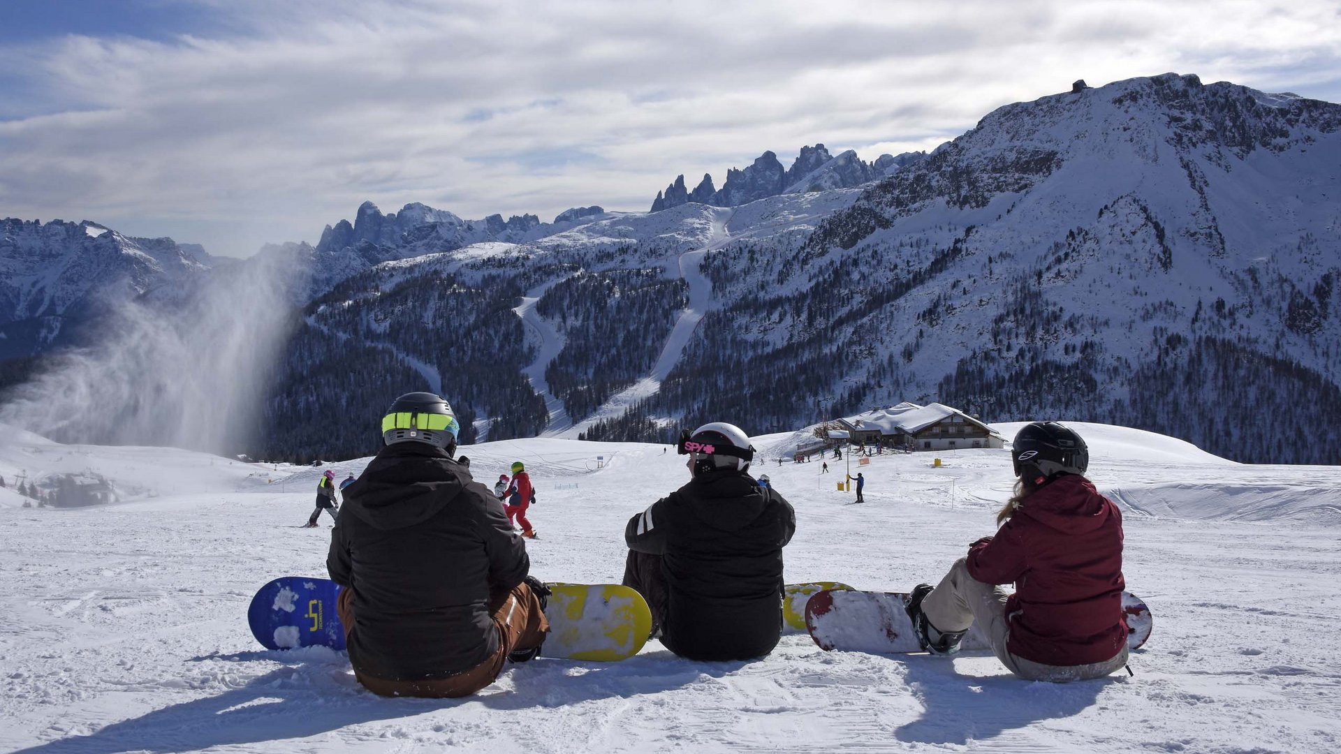 Pictures of gentle eco-tourism in the Alps