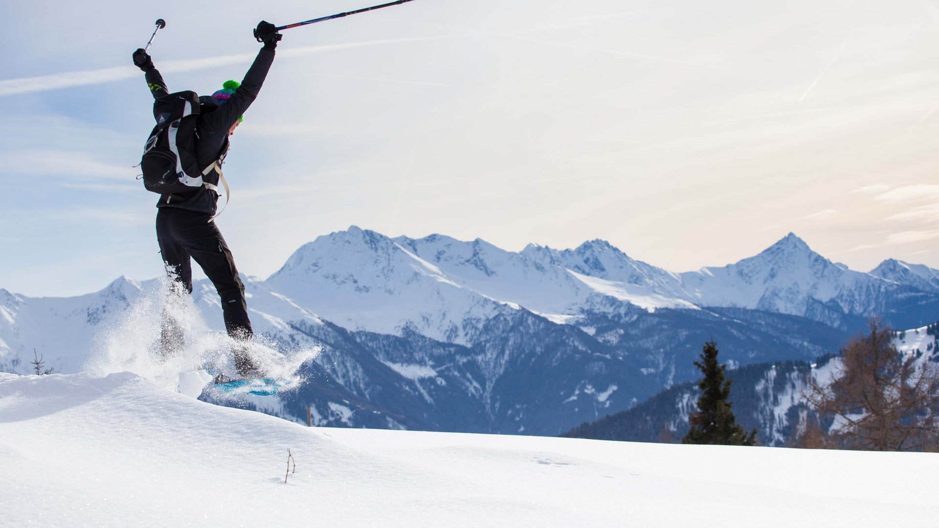 Pictures of gentle eco-tourism in the Alps