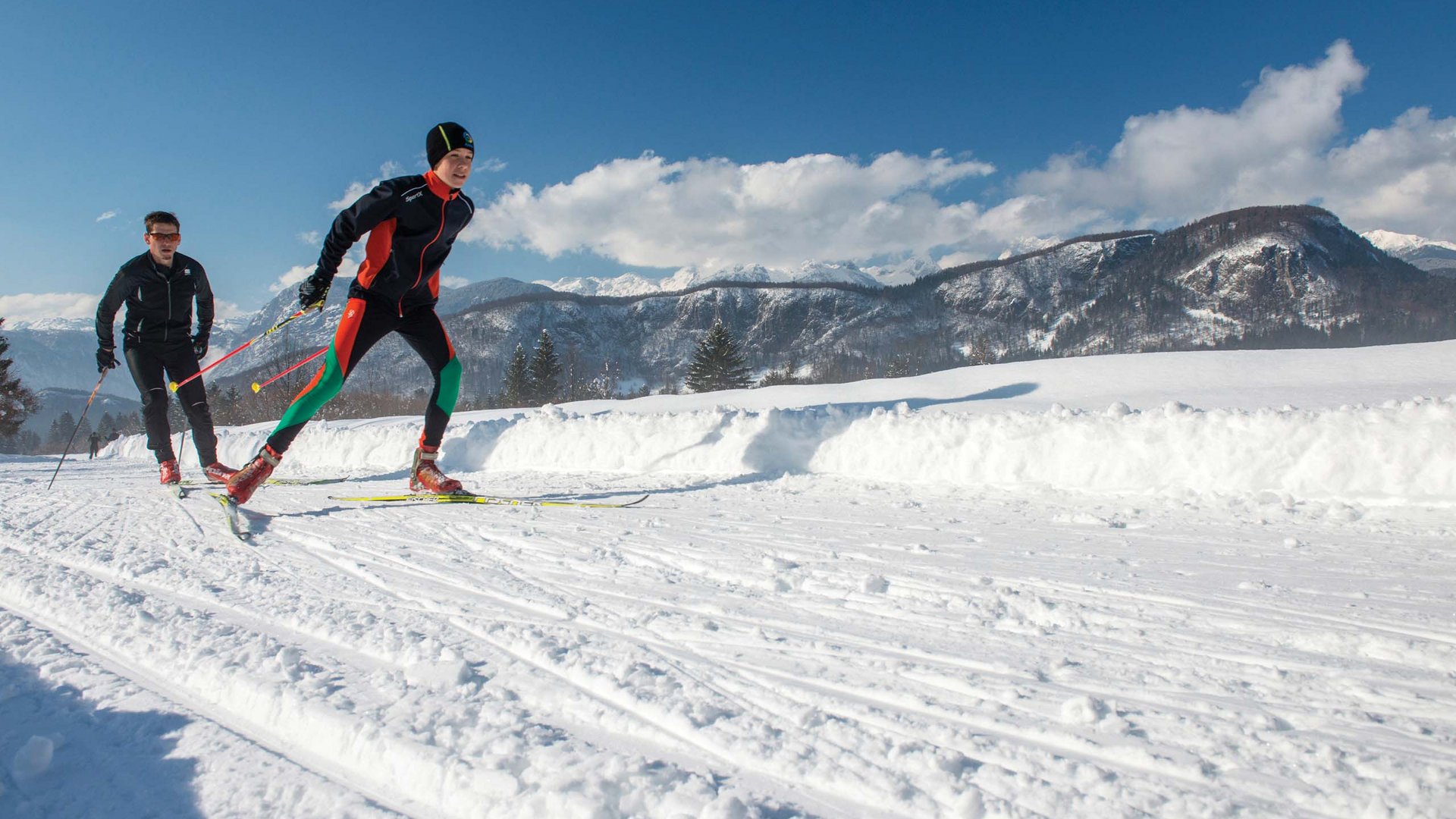 Sanfter Ökotourismus in den Alpen in Bildern