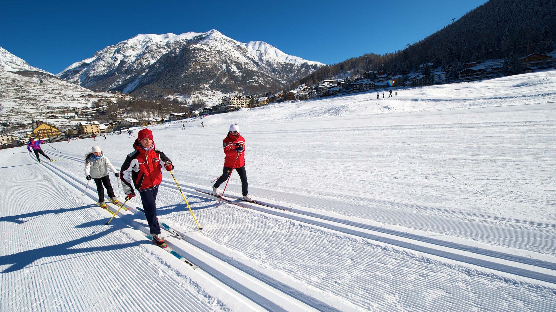 Pictures of gentle eco-tourism in the Alps