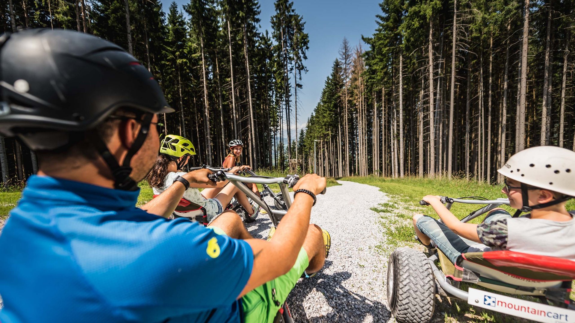 Pictures of gentle eco-tourism in the Alps