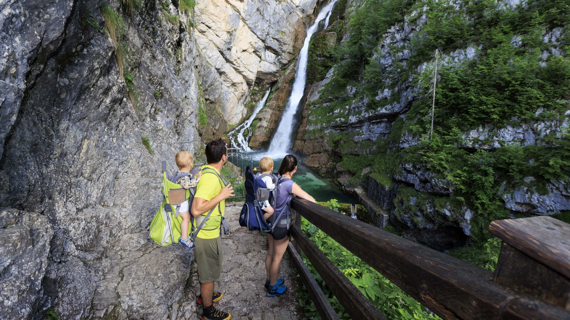 Pictures of gentle eco-tourism in the Alps