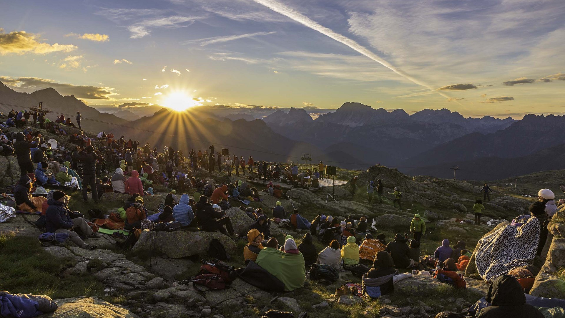 Pictures of gentle eco-tourism in the Alps