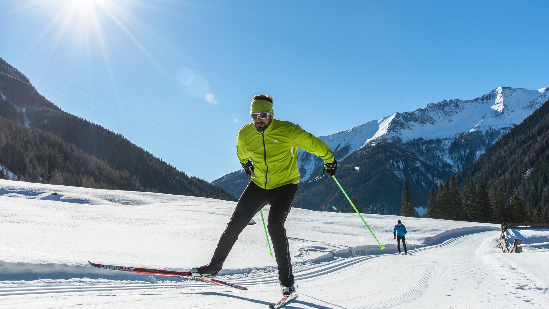 Pictures of gentle eco-tourism in the Alps