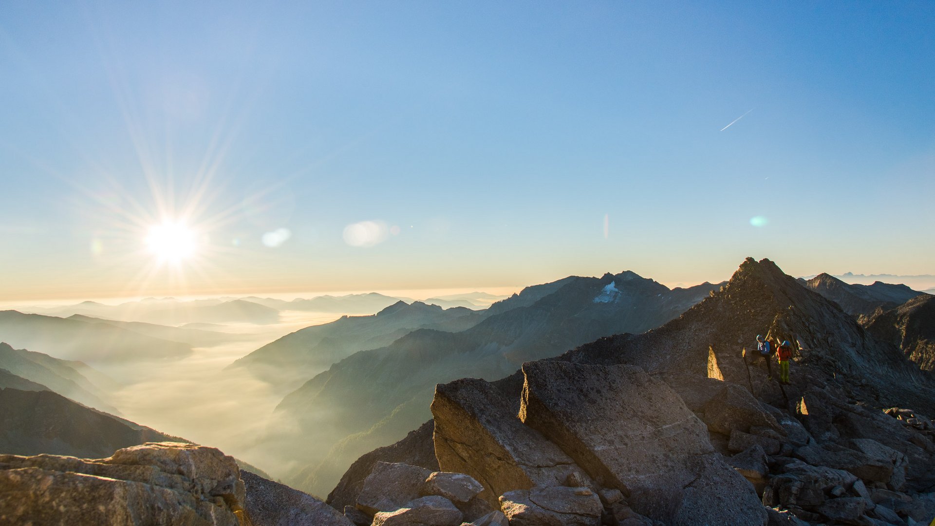 Sanfter Ökotourismus in den Alpen in Bildern