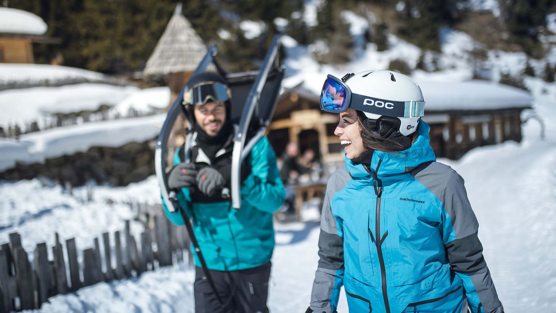 Pictures of gentle eco-tourism in the Alps