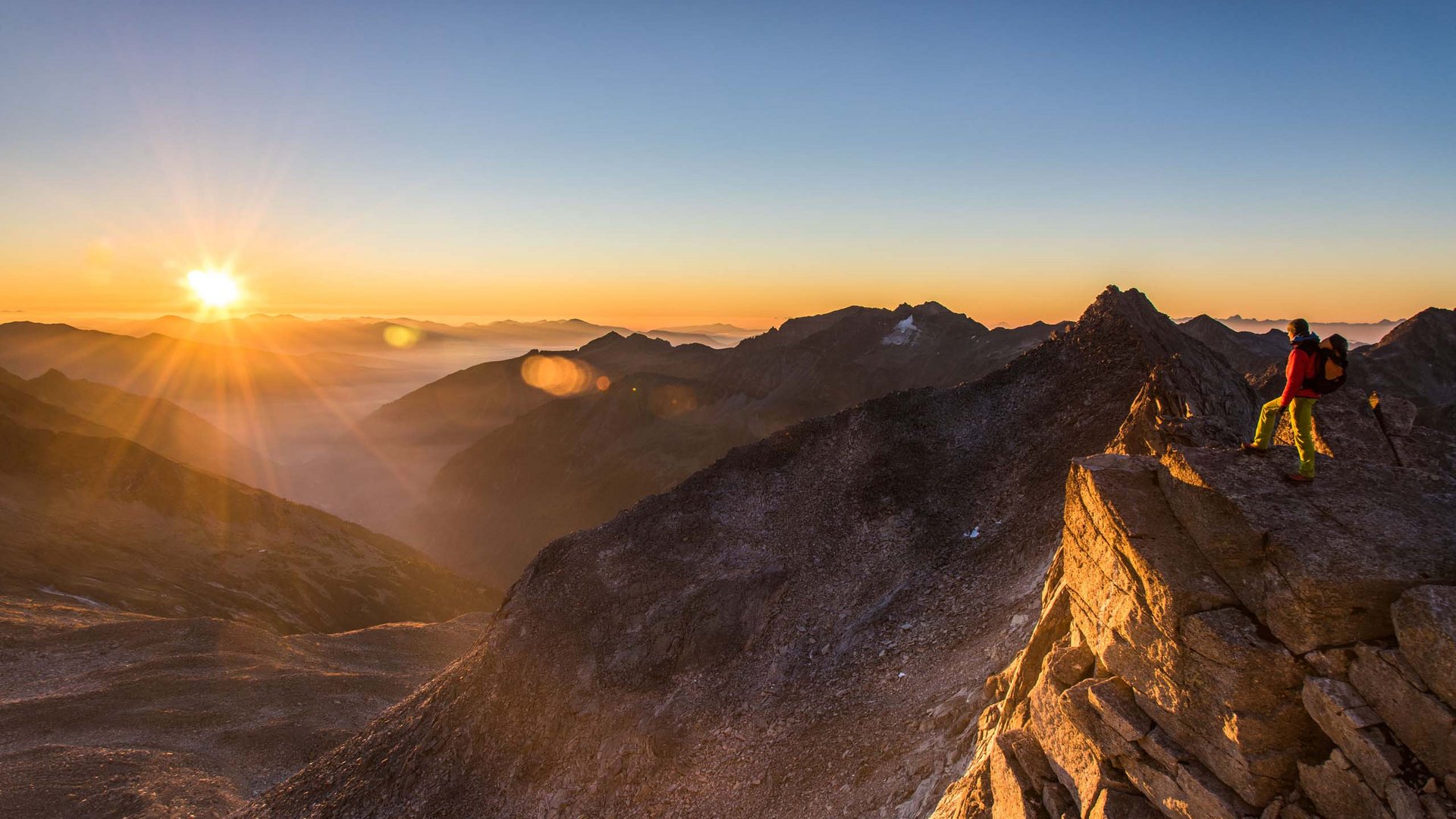 Pictures of gentle eco-tourism in the Alps