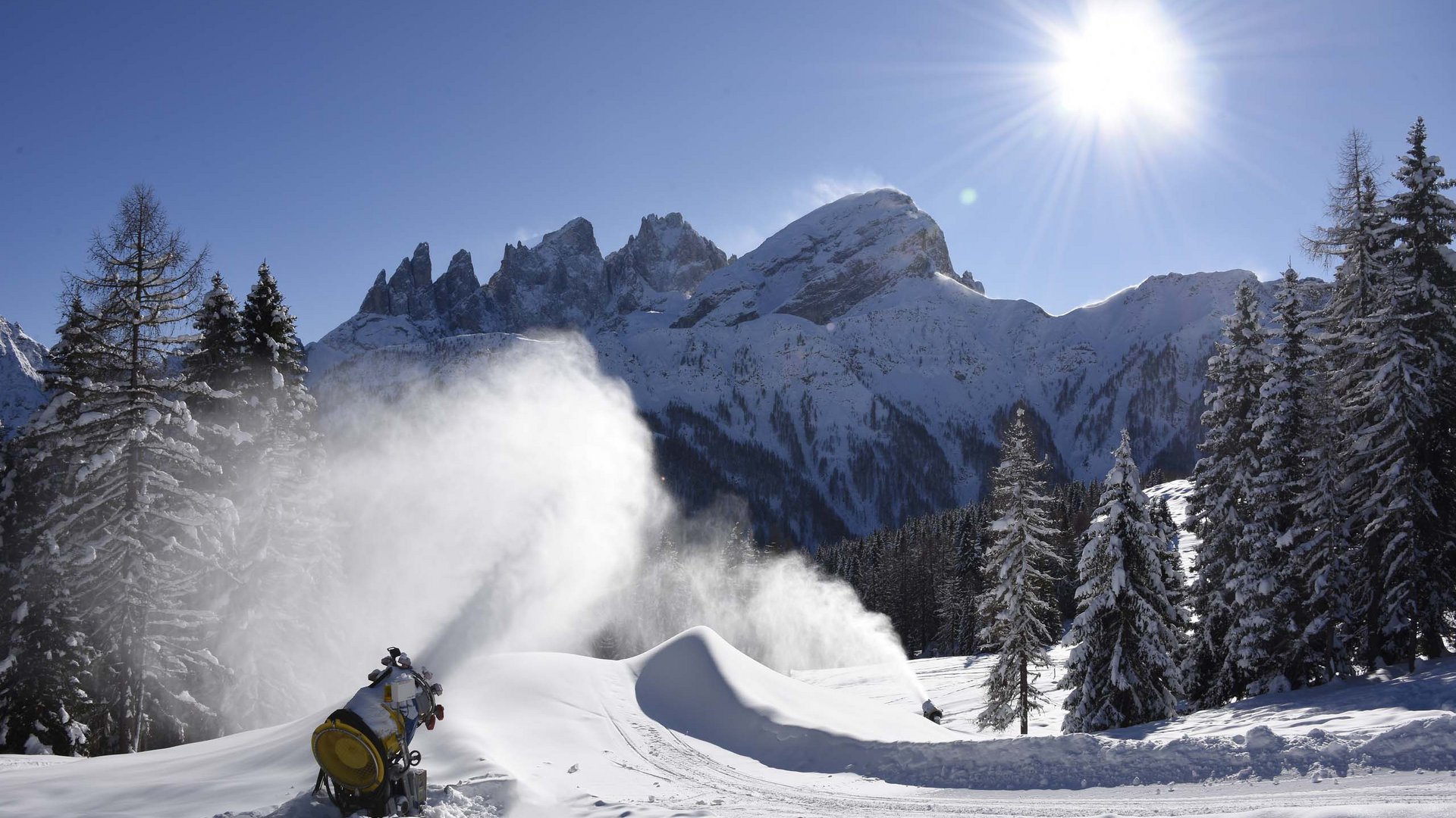 Pictures of gentle eco-tourism in the Alps